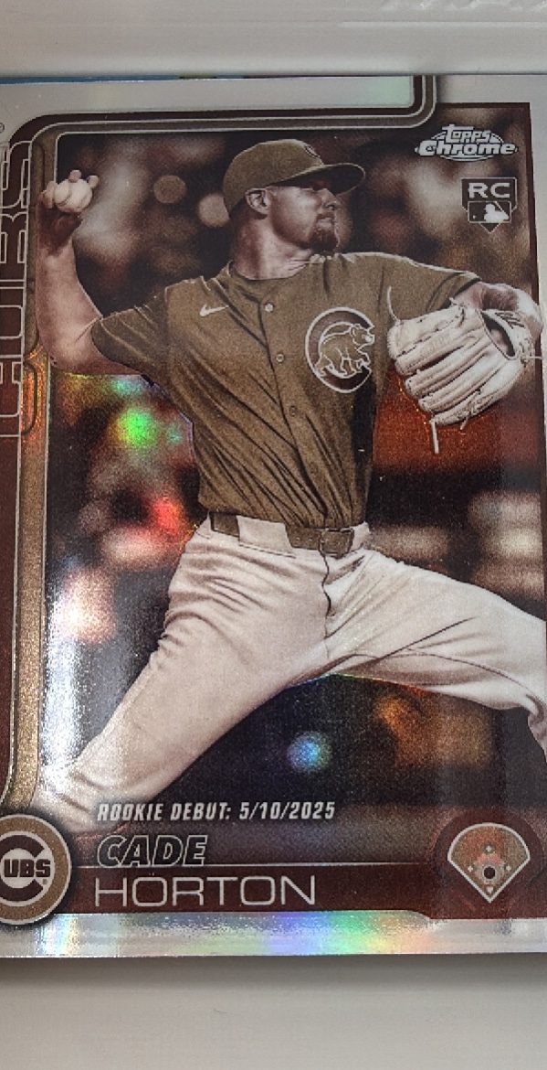 Cade Horton Topps Chrome Rookie Card