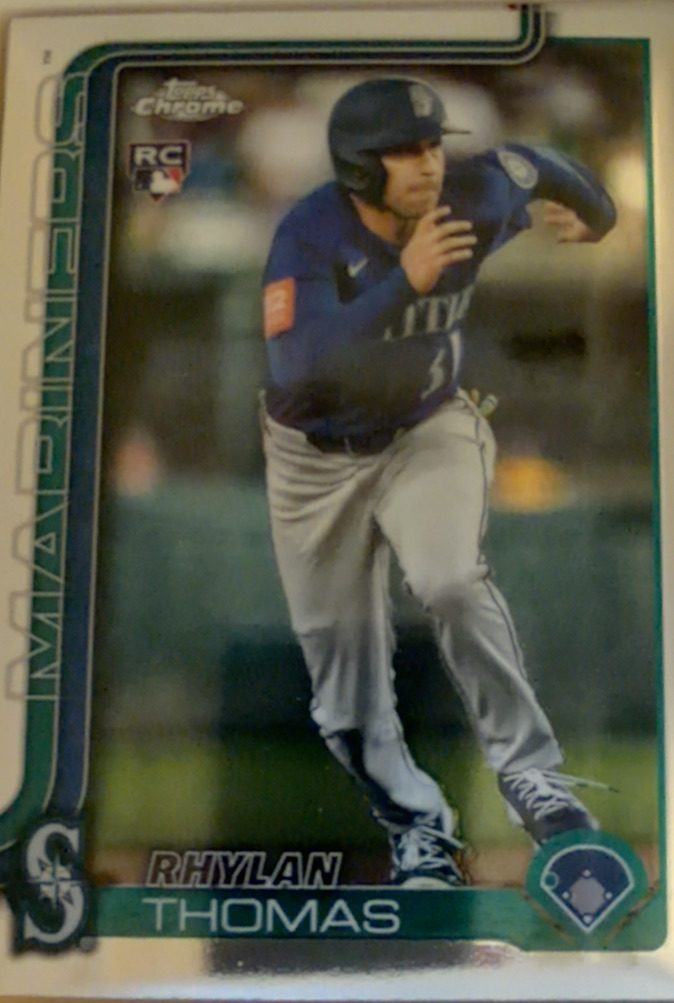 Baseball Trading Card - Rhylan Thomas